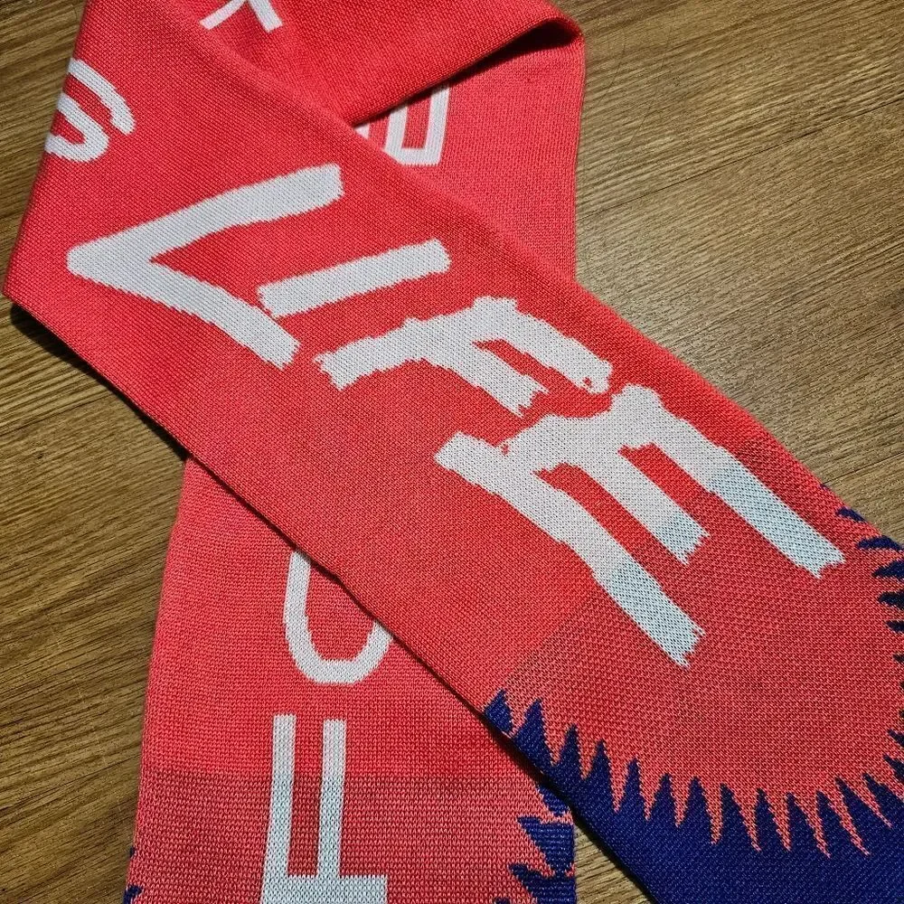 Nike A.F.C. Richmond Ted Lasso Scarf Football Is Life Swoosh Blue Red Logo New